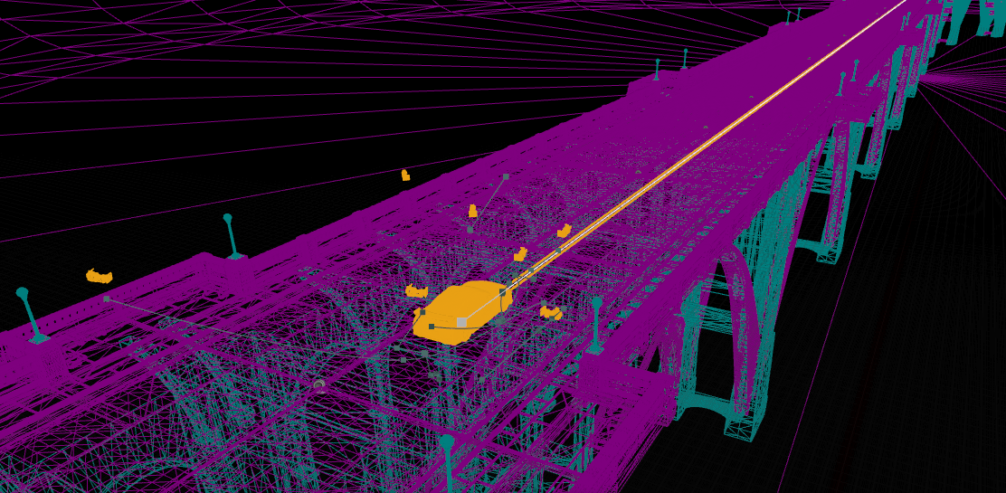 Nissan GT-R bridge universe scene