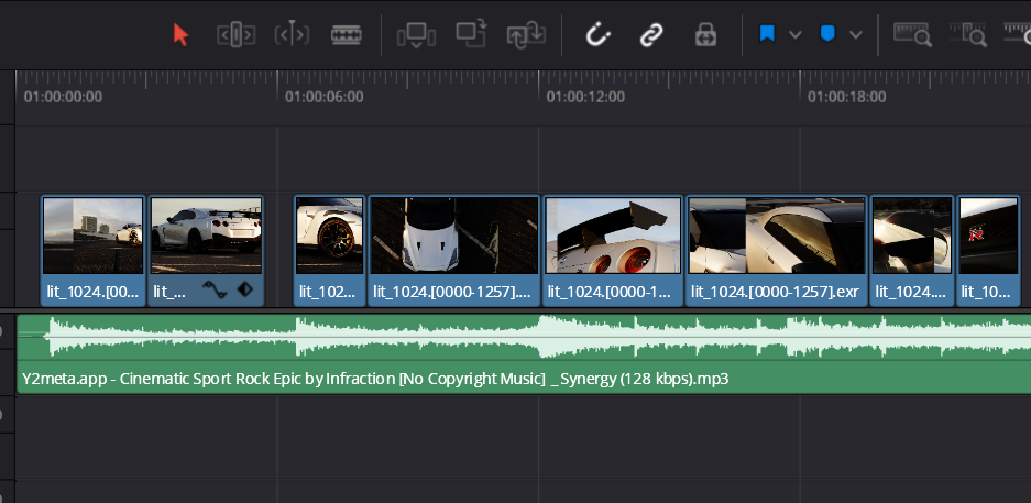 Nissan GT-R clip synchronization chart